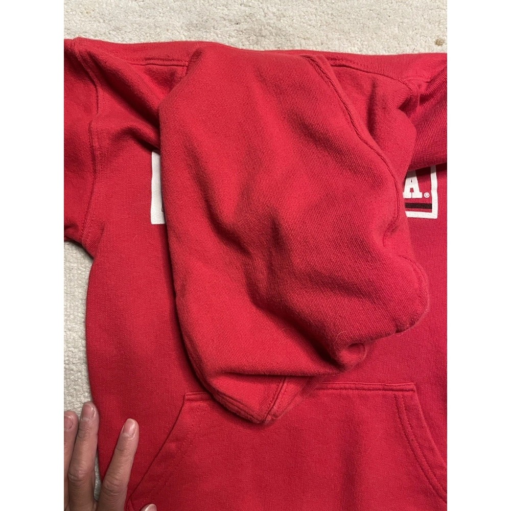 Wes and Willy Youth Boys Long Sleeve College Hoodie Nebraska Size 5 - Picture 9 of 10